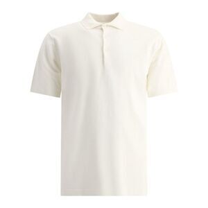 BEAMS PLUS Knit Short Sleeve Polo Shirt Men WHITE T-Shirts